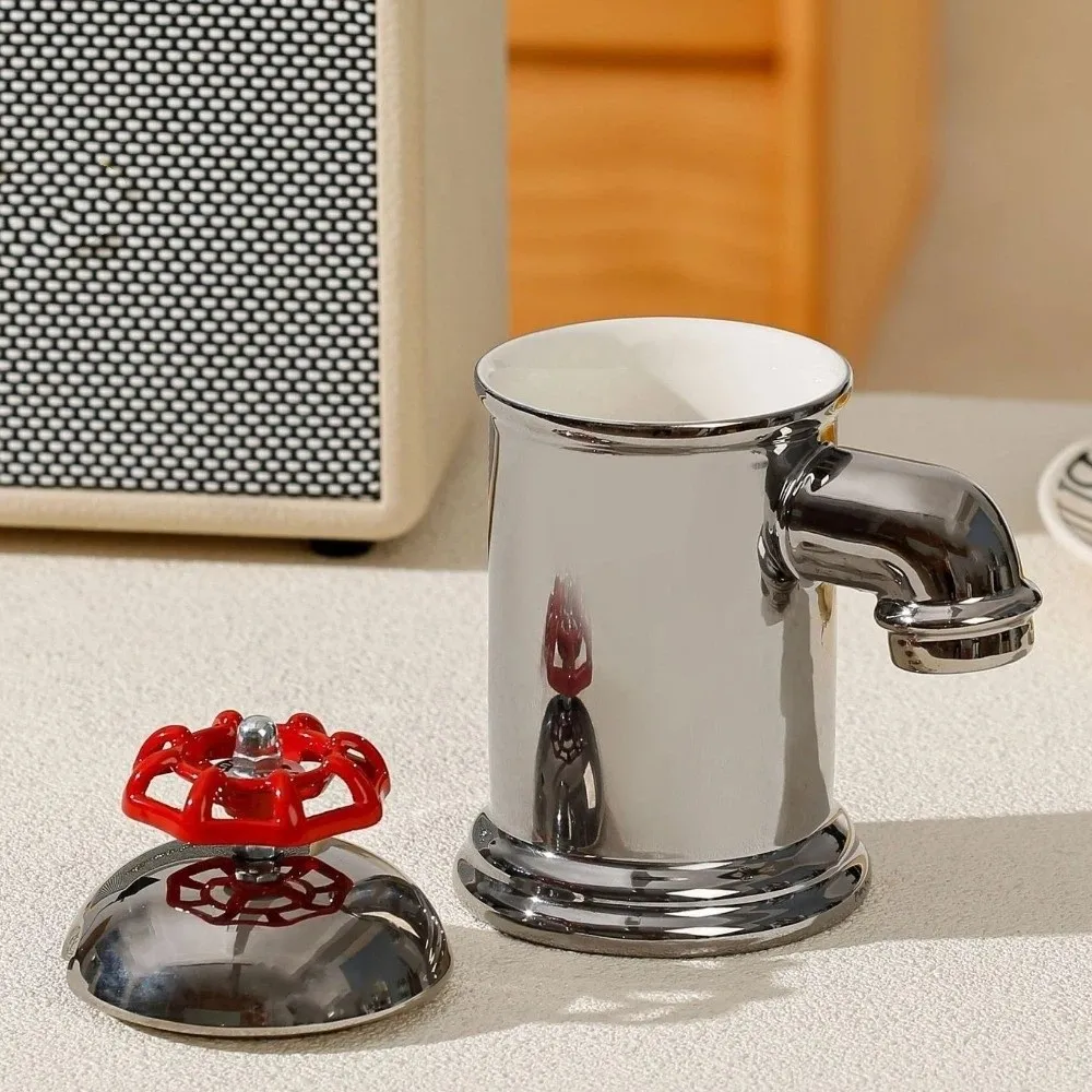 Cute Large Capacity Faucet Ceramic Mug Novelty 350ml Office Coffee Cup Funny Porcelain Mug Summer Drinkware