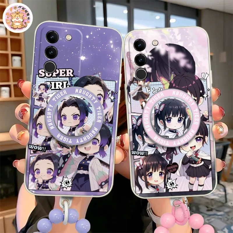 

Demon Slayer: Blade Anime Cute Tanjiro Yado Around Customized Model Magnetic Phone Case Kawaii Mobile Phone Protection Case Gift