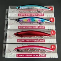 TSURINOYA 4 Uds nuevo COLOR hundimiento Minnow 110S DW77 110mm 22g señuelo de pesca de fundición larga trucha grande lubina pesca en mar cebo duro