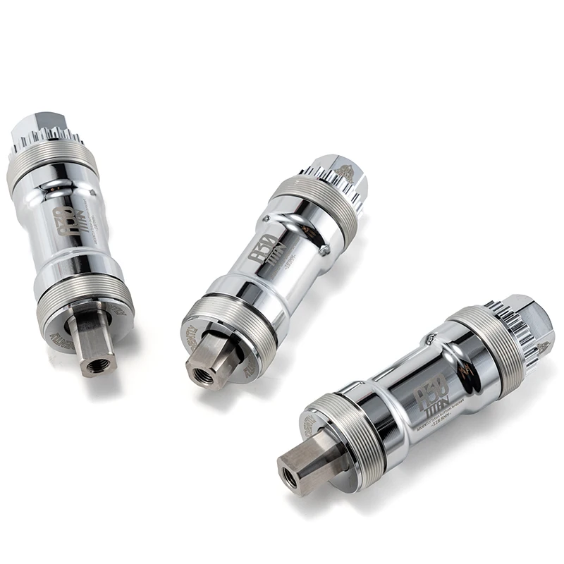 ARDENTLY Square Titanium Alloy Thread Kit Fxied Gear Bike Axle Crankset Part Bike Crankset Shaft Bicycle Bottom Bracket Bicycle