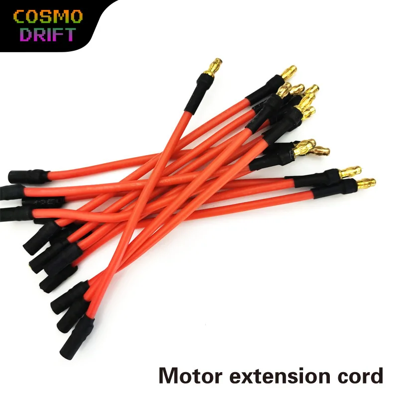 

3PCS Fixed Wing RC Aircraft Surfer X8 Motor ESC Extension Cable 3.5mm Banana Plug Silicone Wire 10cm 25cm DIY FPV Drone Parts