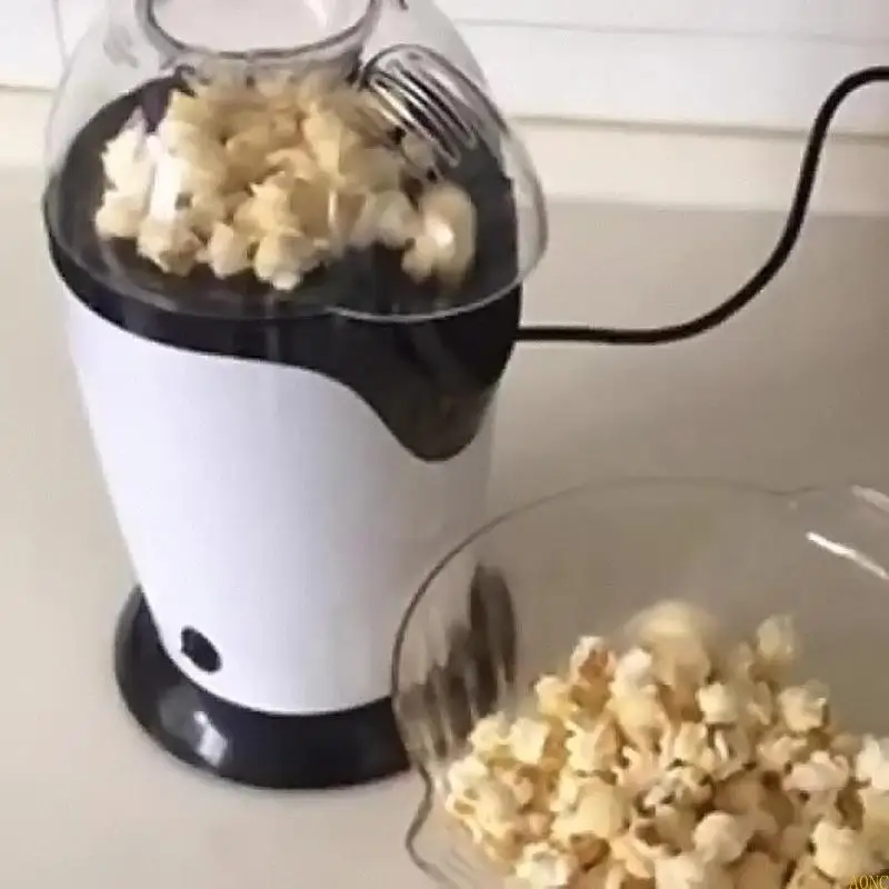 A0NC Hot Air Air Maker Machine 1200W Corn Corn Bopper مع صانع الوجبات الخفيفة لقياس الكأس القابلة للفصل لليالي الأفلام