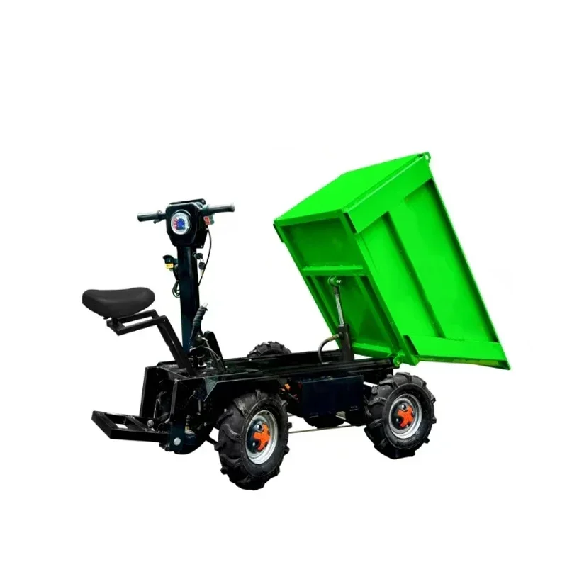 

Wheelbarrow Utility Cart One Ton, Material Hauler, Utility Cart, Electric Wagon, Electric Deer Cart for Farm and Garden