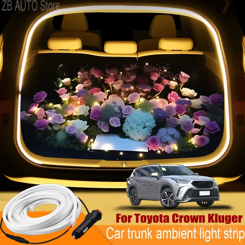 

For toyota crown kluger Automobile trunk ambient light automatic sensing car interior lighting with accessories