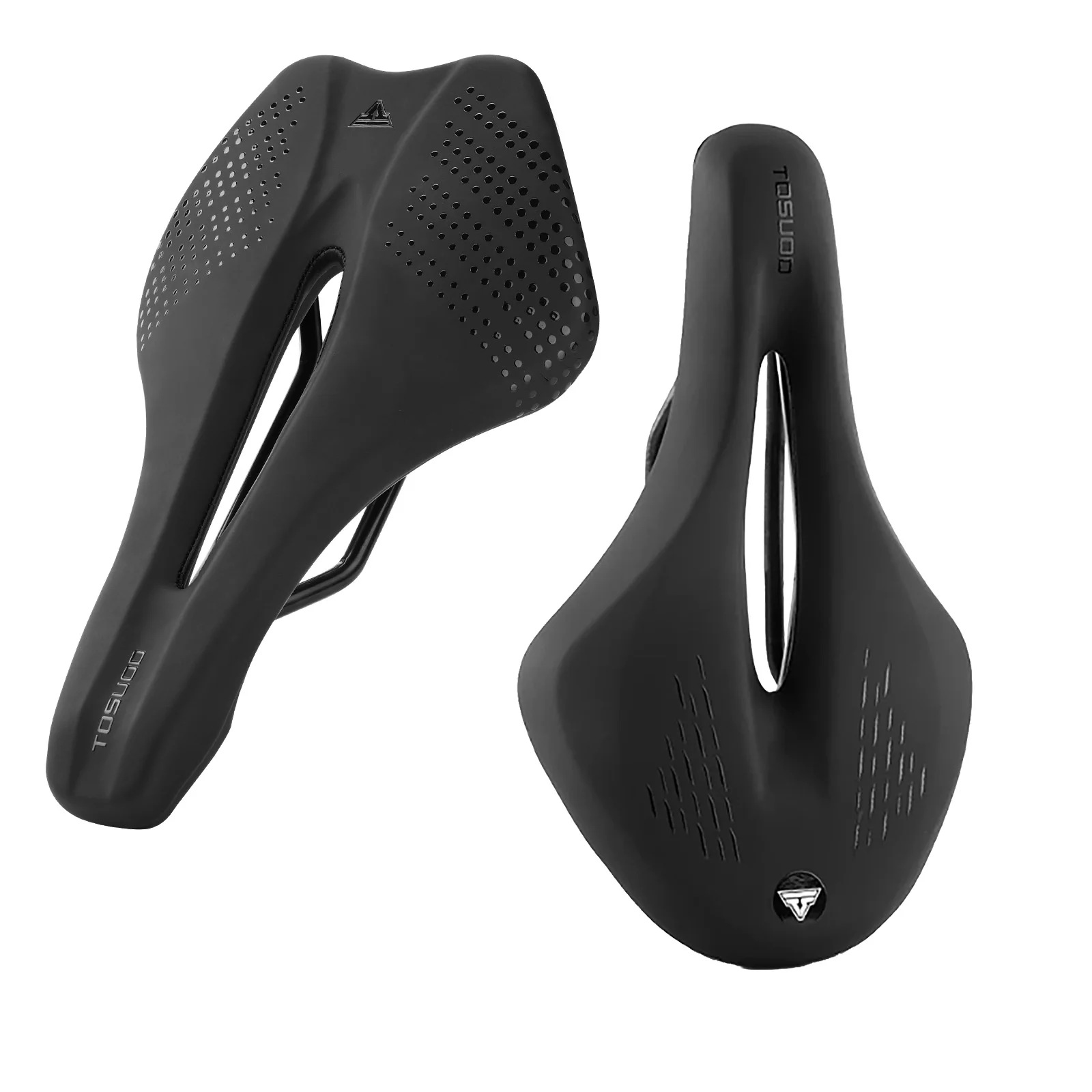 AliExpress TOSUOD Bicycle Saddle Hollow Breathable Soft Seat Cushion MTB Shock Absorbing Non-Slip Leather Road Bike Lightweight Saddle