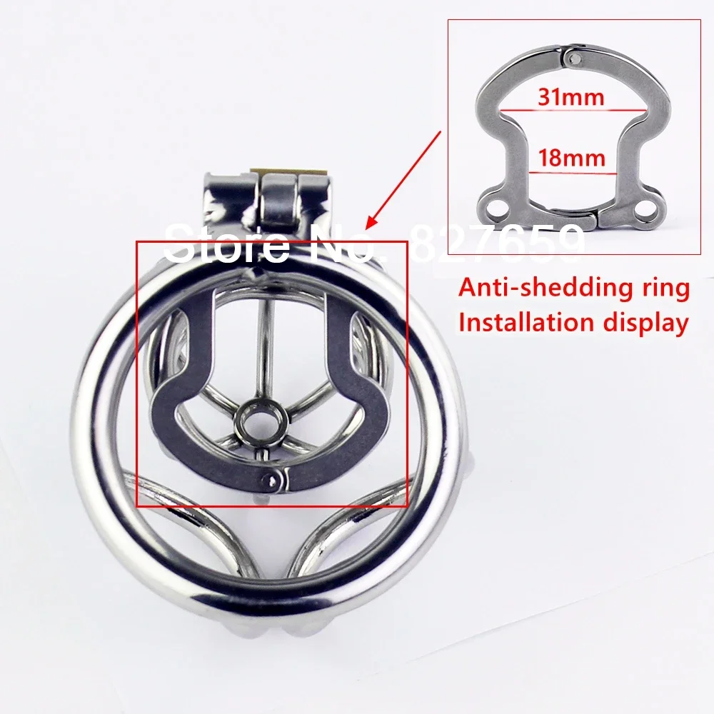 NEW Super Small Chastity Cage Stainless Steel Male Chastity Device With Scrotum Bondage Ring Cock Penis Lock Sex Toys For Men