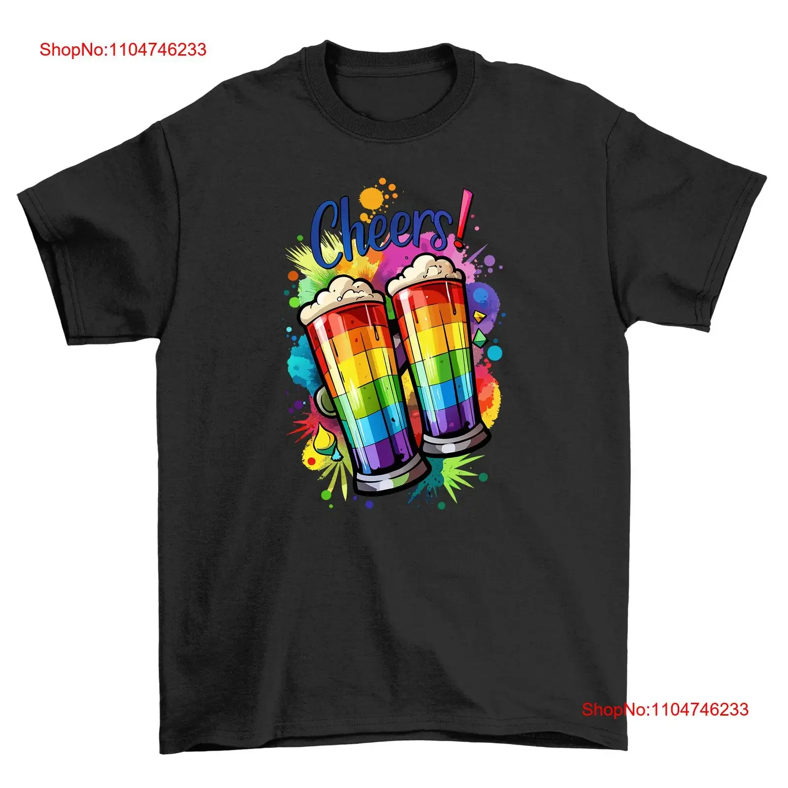 Pride_1 Beer Buddies T Shirt Cheers to Equality Perfect for Lover vintage Washed homme Comfortable graphic Slightly