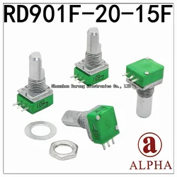 Taiwan aihua ALPHA ALPHA precise RD901F - 20 to 15 kf/B10K/B20K B50K/B100K 15 half shaft horizontal single volume potentiometer