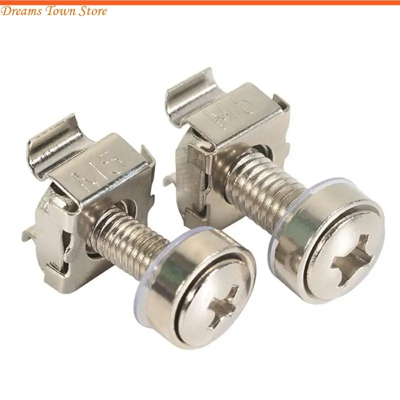 Hx6a verzinkt für -Cabinet -Schrauben Netzwerk Serverschraube Chassis Verdrahtungsrahmen -Rack -Rackhalterschrauben N