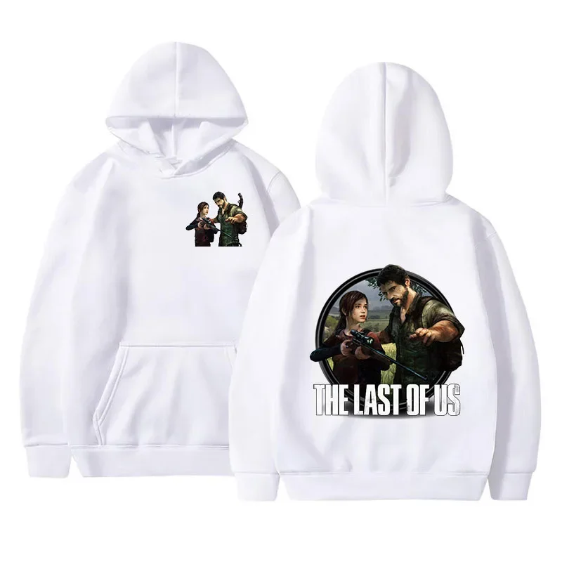 The game 'The Last of Us' features men's and women's hooded sweatshirts, fashionable streetwear, and men's and women's sweatshir