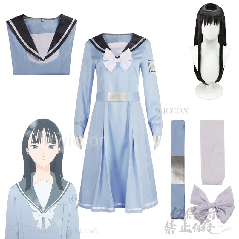 Аниме Kimi No Iro Косплей Цвета в пределах костюма JK Школьная форма Платье Лолита Парики для Хэллоуина Девушки Женщины Cos Индивидуальные