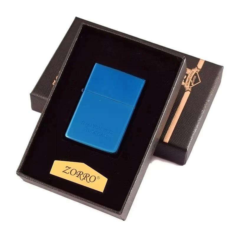 2027 ZORRO Limited Edition Brass Armor Fuel Lighter, High-end Grinding Wheel Lighter, Cigarette Accessories, Men's Gift