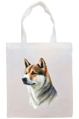 Polarshe Akita Canvas Tote Bag Style3