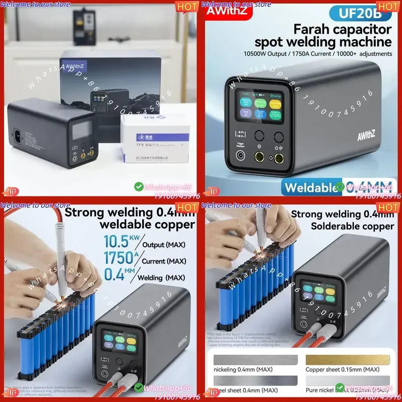 2026 UF20B Spot Welder Farad Capacitor Energy Storage Dual Pulse Welding Battery Pack Assembly Repair