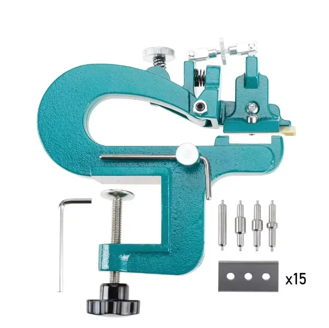 Suitable For Manual Leather Skiver Leather Splitter Paring Machine Leathers Craft Edge Skiving Machine with 15 Blades