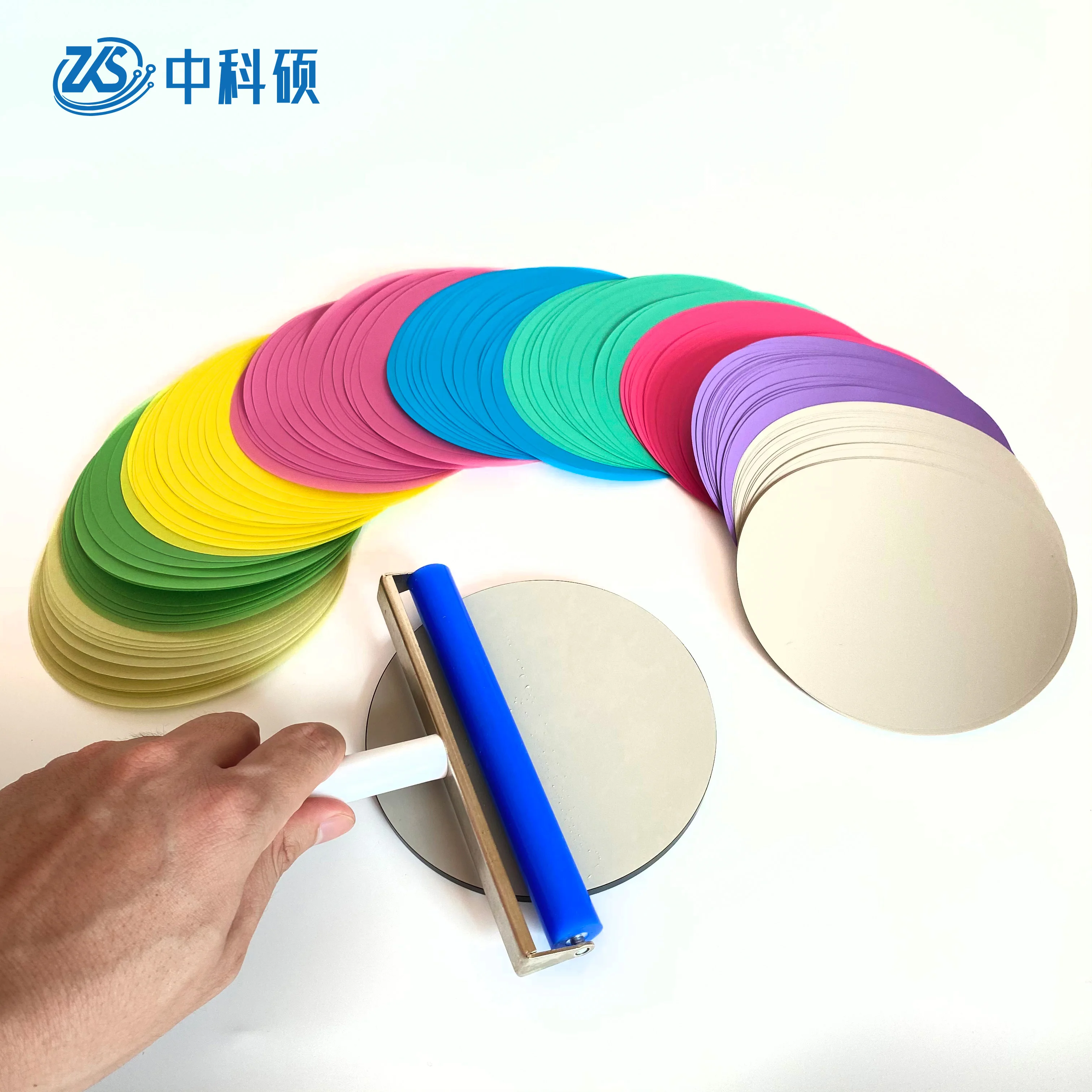 ZKSFIBER 10PCS Polishing Film D1 D3 D9 D30 ADS for optic fibre connector abrasive paper diamond lapping pad free shipping