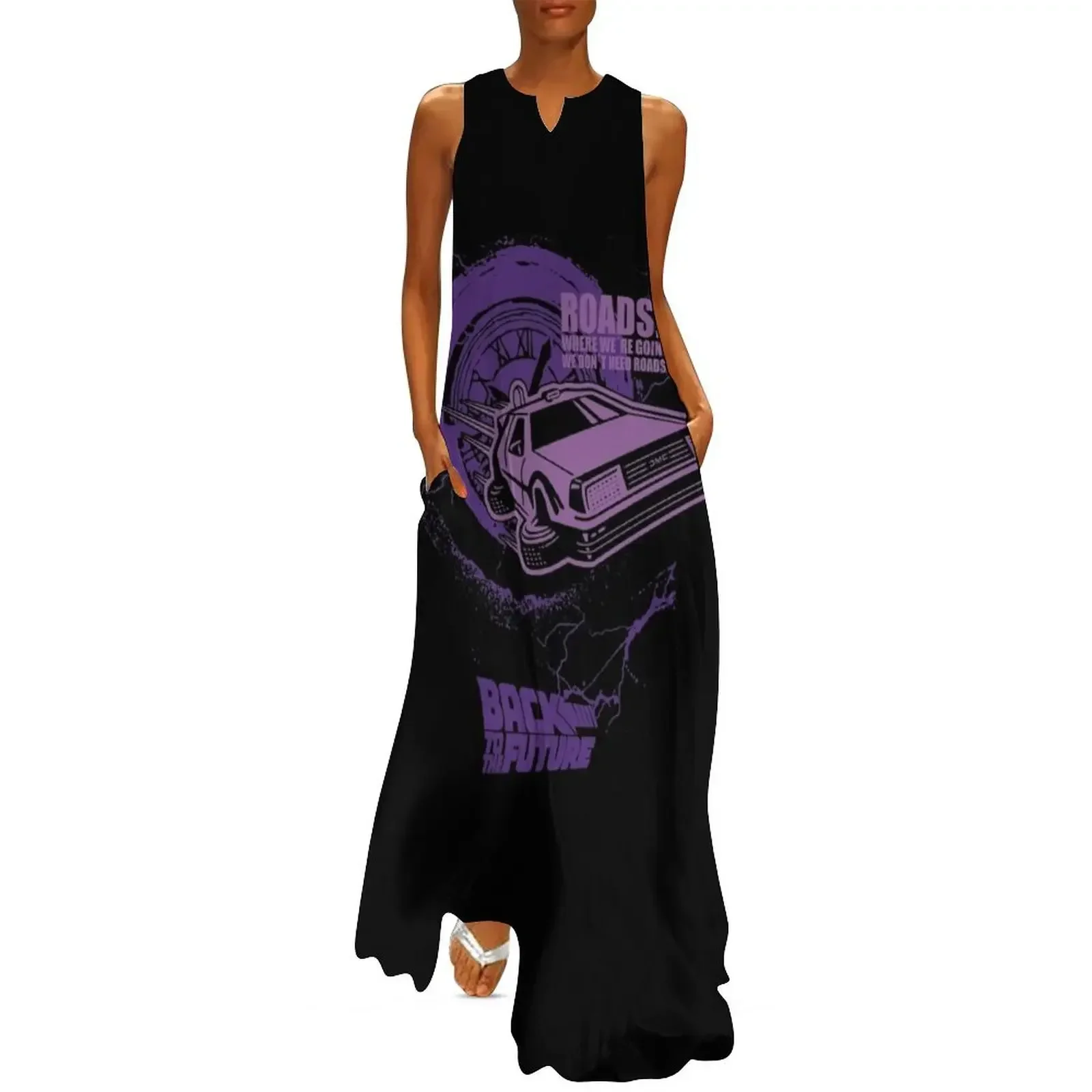 

Back to the Future Long Dress summer dress woman 2025 trendy dresses for prom Women's dress summer daily