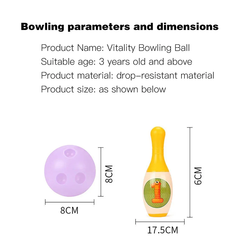 야외 놀이용 볼링 게임 세트, 어린이 동물 숫자 학습 교육 완구, 부모와 자녀 상호 작용, 실내 스포츠