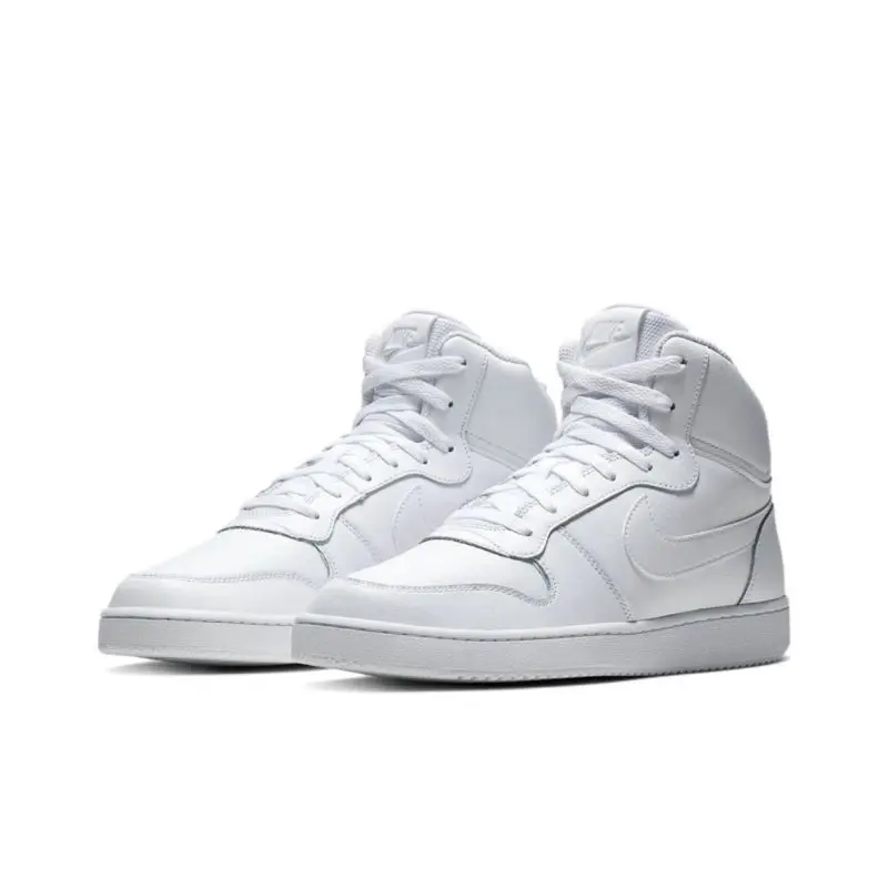 나이키 클래식 심플 다용도 대학 스타일 여성용 흰색 운동화 새로운 심플 버전 Aj 스포츠 내마모성 신발 단색 캠퍼스 통근 다용도 캐주얼 신발 여성 신발 패션 필수품 Aq1778-100