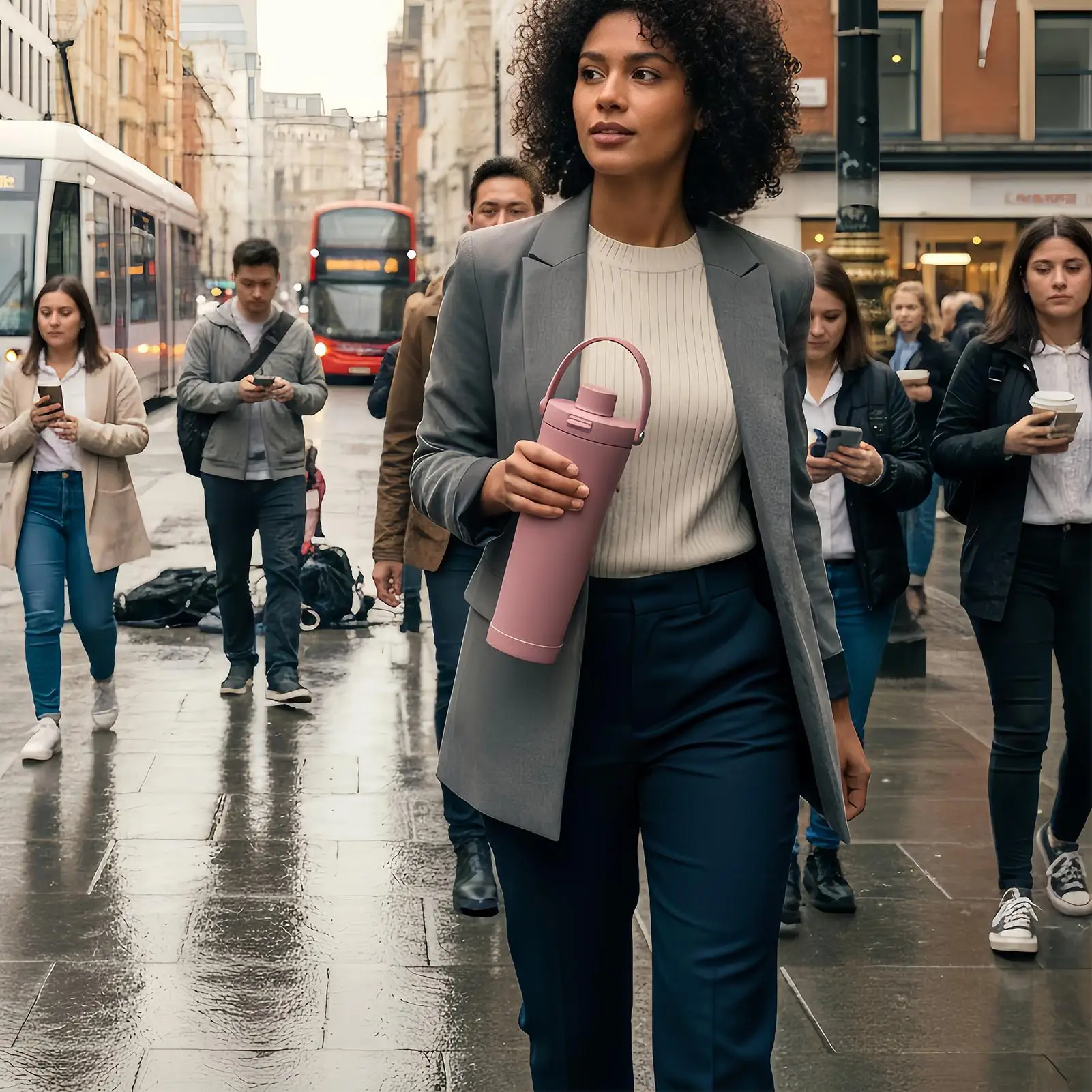 

Изолированная кружка из нержавеющей стали, бутылка для воды, портативный стакан для горячих и холодных напитков для чая, кофе, напитков, пеших прогулок, путешествий, офиса, улицы