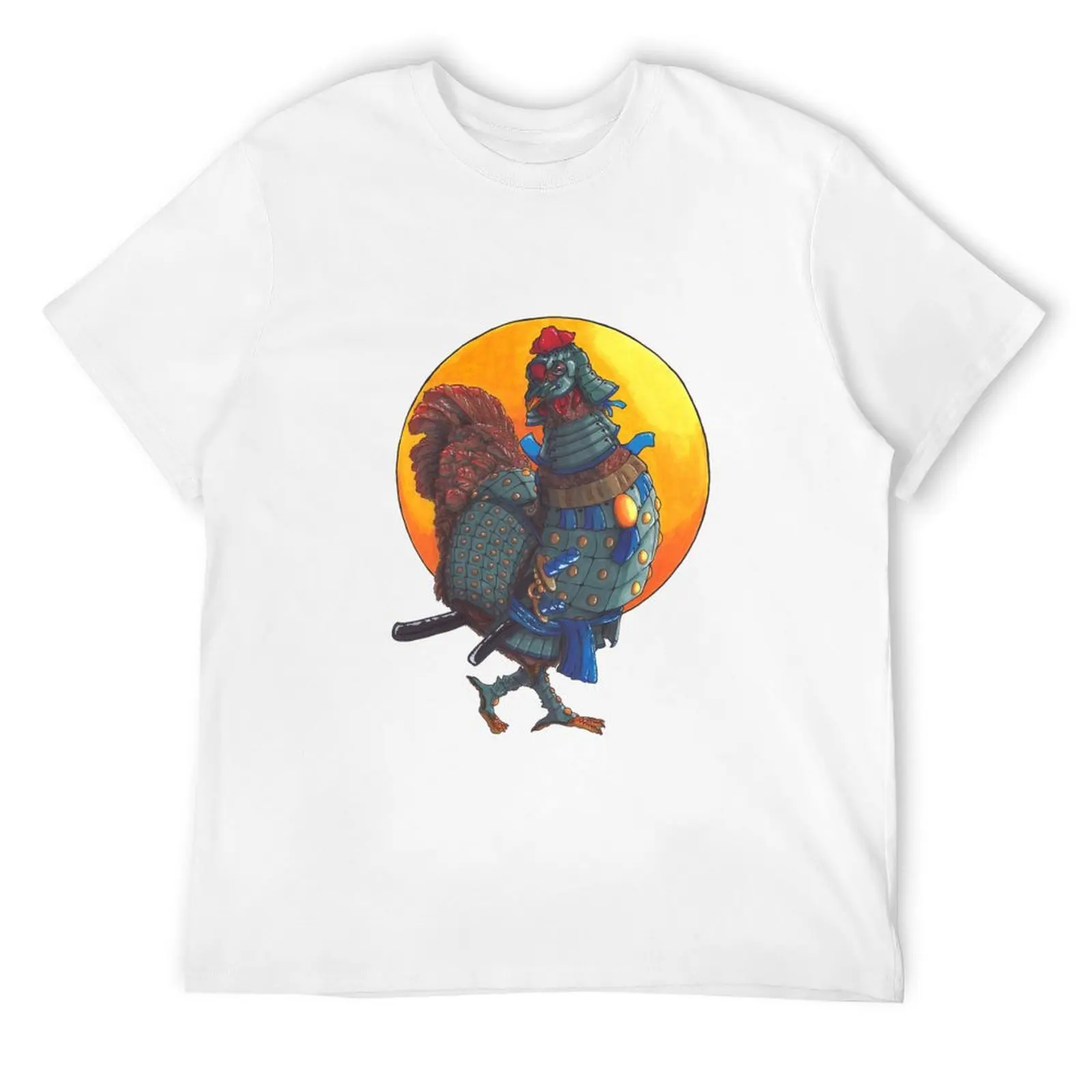 Panko Samurai Chicken T-Shirt Funny t-shirts funny shirt cotton clothes summer 2025 mens t shirt graphic