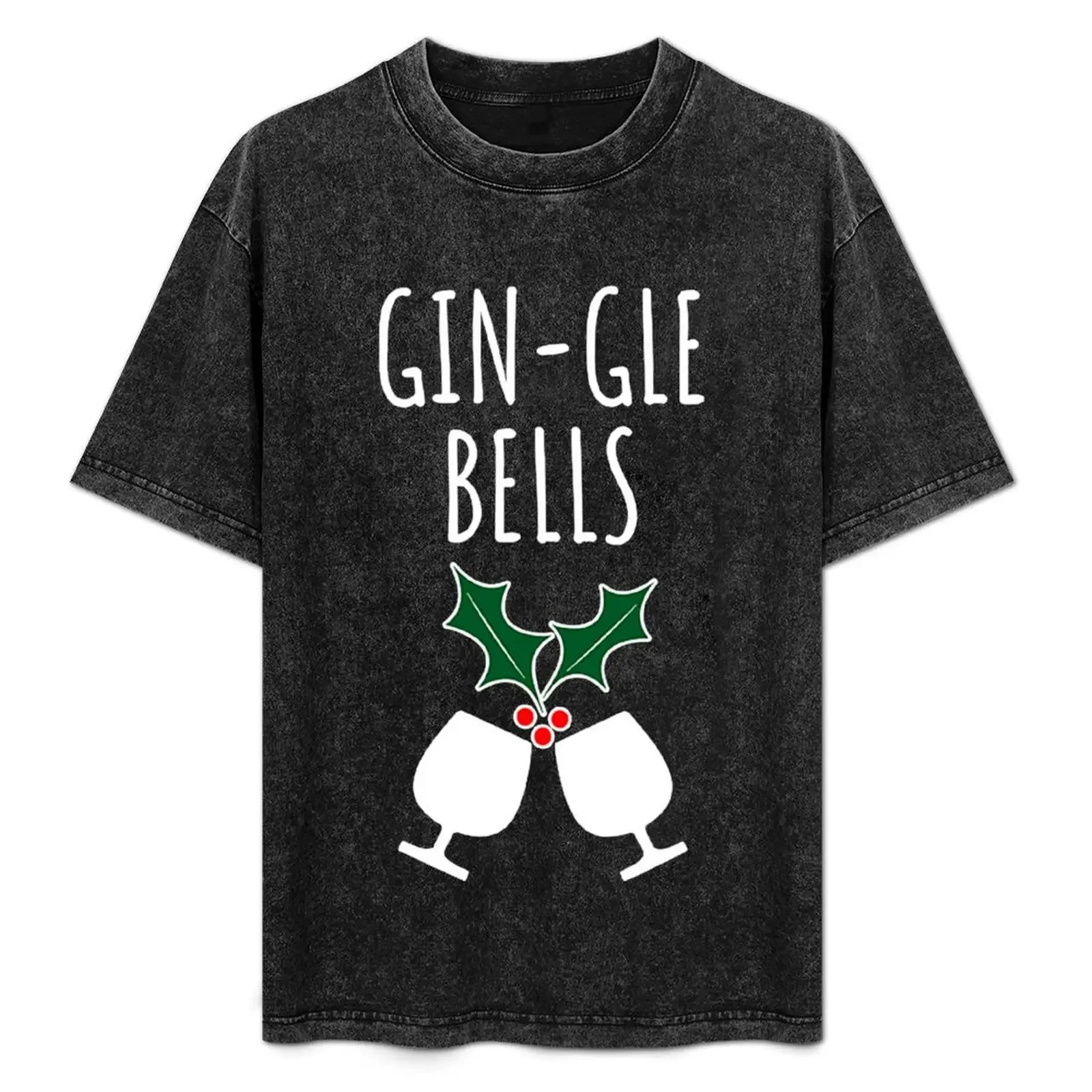 

Gin-gle Bells T-Shirt Funny t-shirts Personalized t-shirt affliction shirts luxury t-shirt plain white t shirts men