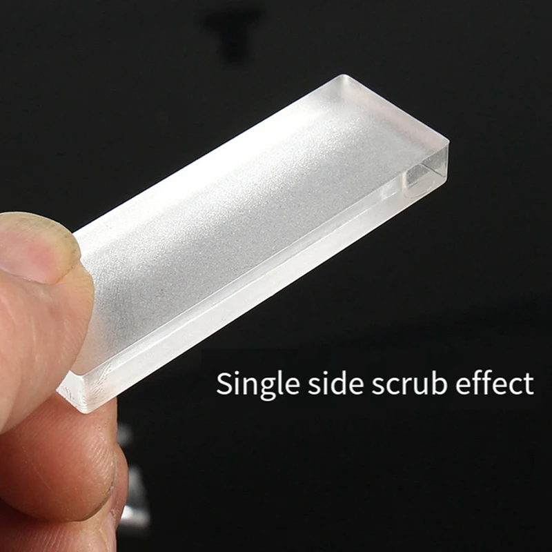 B62B Acrylic Optical Experiment Set, 8 PCS Triangular Prism Convex Lens Concave Mirror, Lens Imaging Source for Science Physics