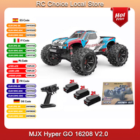 MJX 16208 V2.0 1/16 Rc Cars 4WD Off-Road Racing Truck Brushless 2.4g RC Cars Hyper GO High-speed Drift Remote Control Car Toys