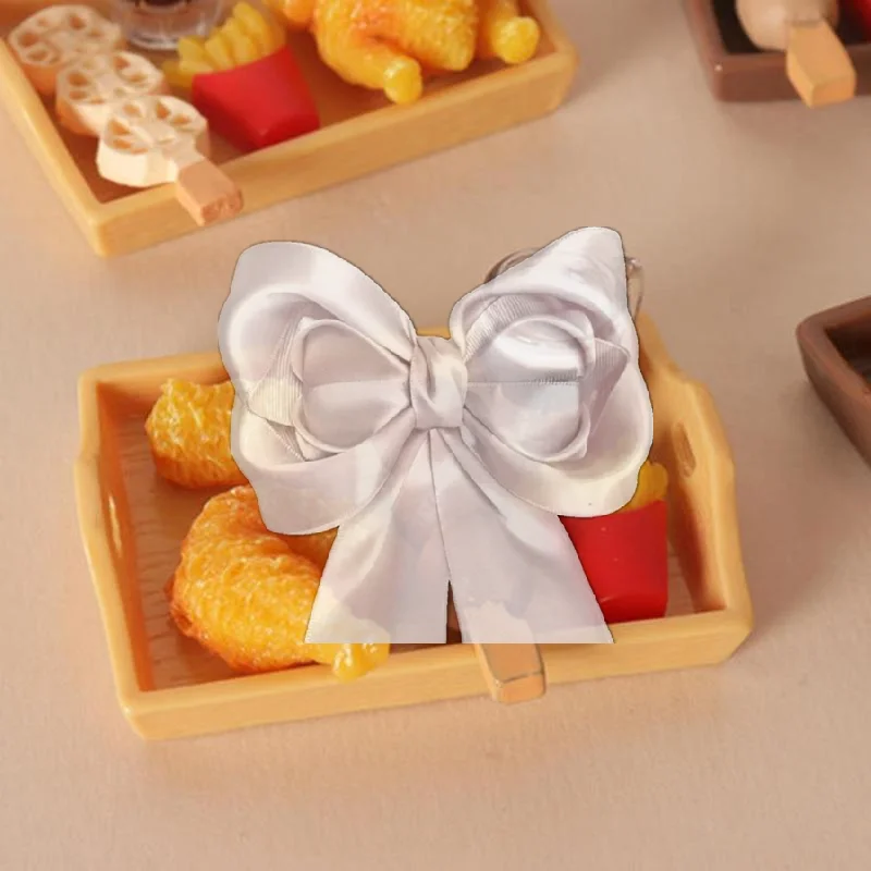 Nuevo Set de 1 Modelo en Miniatura de Bandeja con Pollo Frito y Cerveza para Casa de Muñecas, Regalo para Niñas, Accesorios para Muñecas de 17 cm