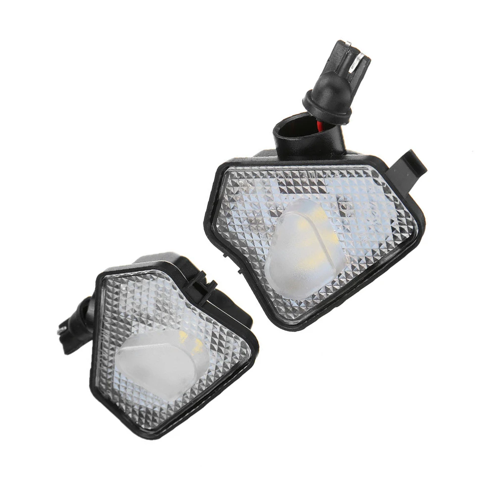 2Pcs LED Under Side Mirror Light Puddle Light For Mercedes Benz B C E S CLA GLA GLK Class 2012 2013 2014