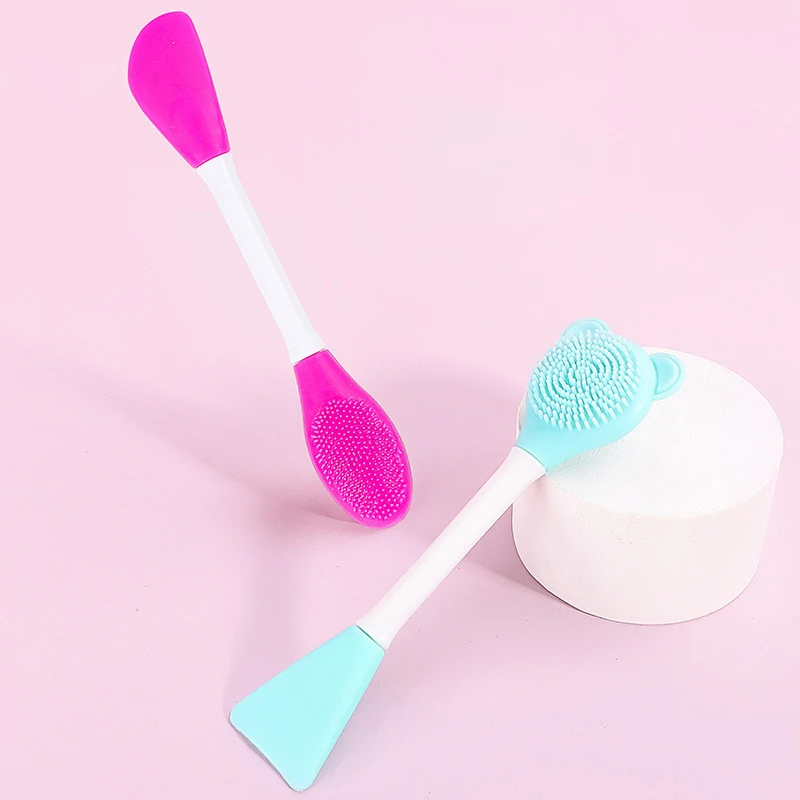 Cute Face Mask Brush Silicone Facial Mask Mud Mixing Brushes Original Soft Fashion Beauty Women Skin Face Care Makeup Tools