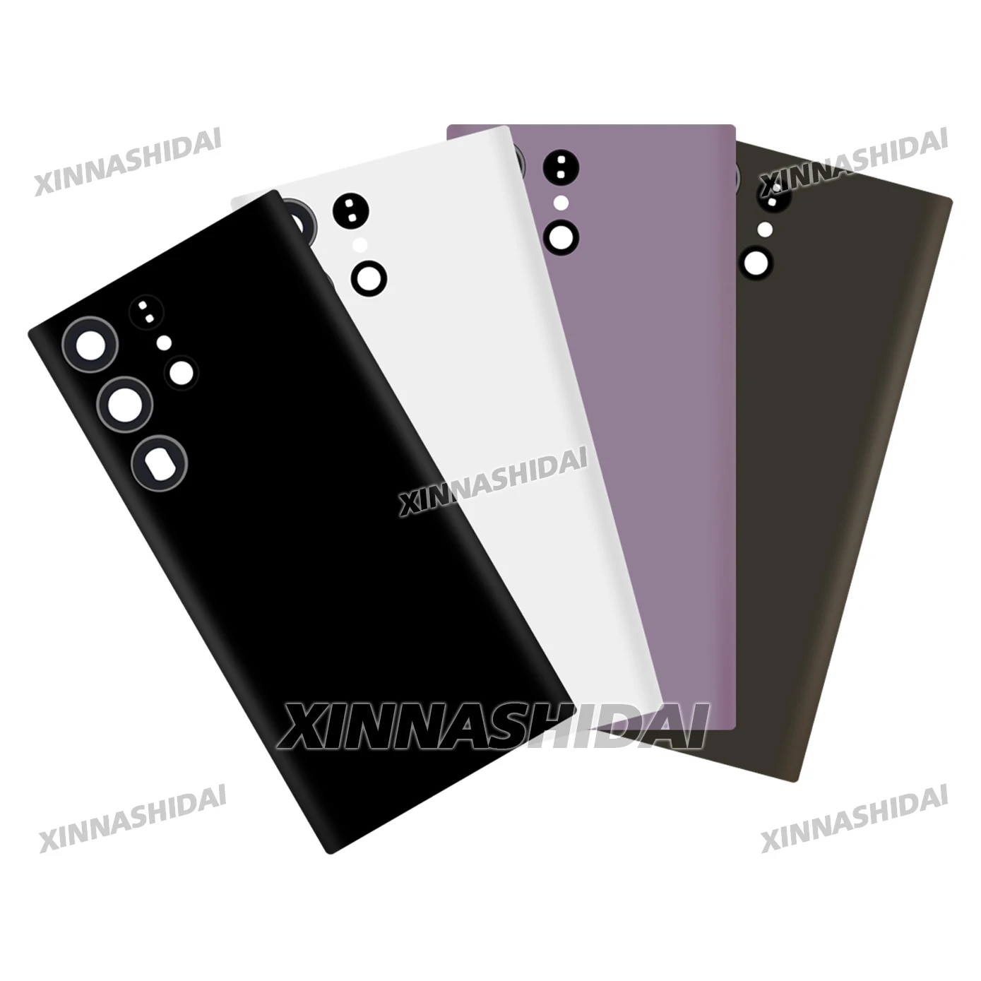 AAA+ Housing For Samsung Galaxy S23 Ultra Battery Back Cover Repair Assembly Replace Door Phone Rear Case and Camera Lens
