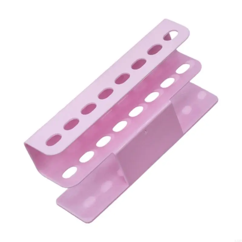 Tweezer Holder Rack with 8 Slots for Desktop Storage, Plastic Display Stand for Salon Counters, and Tool Order
