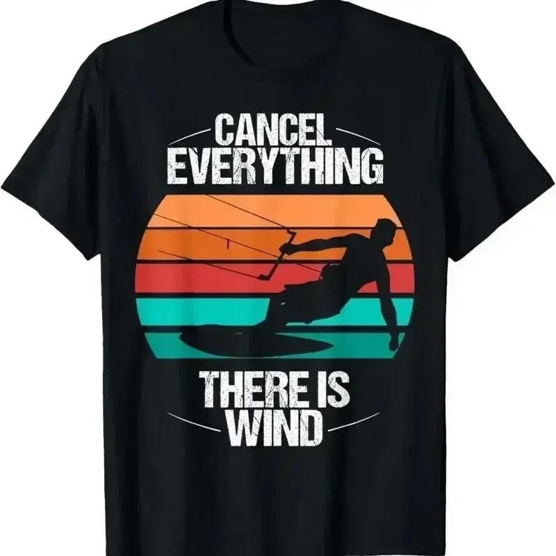 Kitesurf Kiteboarder Vintage Kite Kitesurfing Kiteboarding T Shirt