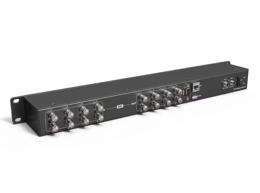 Avmatrix MSS0811 1RU 8×8 3G-SDI Rackmount Matrix Switcher do produkcji telewizyjnej i transmisji