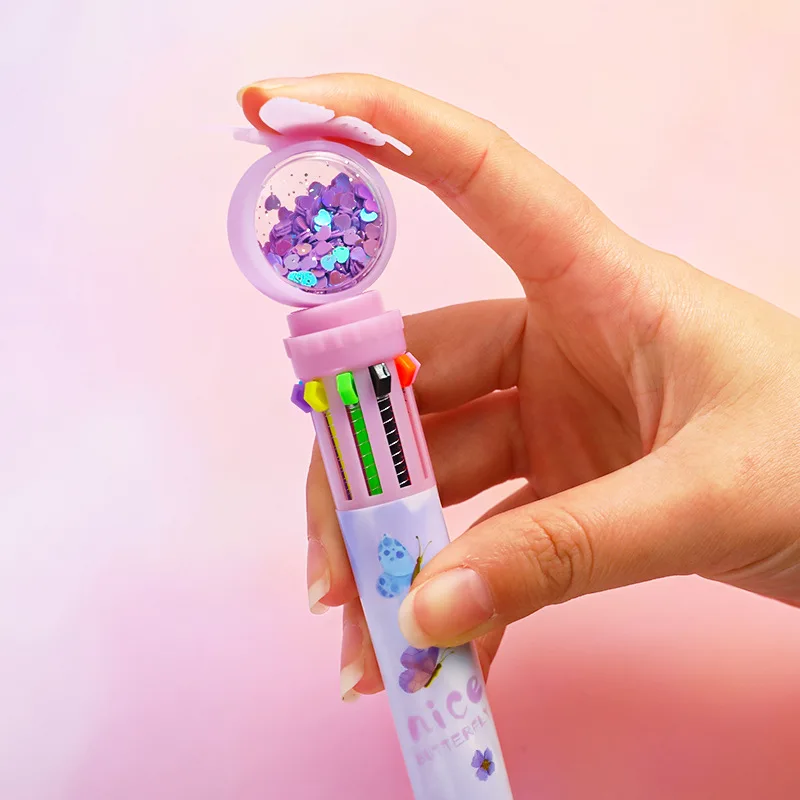 10 Color Creative Cute Morandi Simple Small Fresh Gel Pen Kawaii Quick Drying Cap Neutral Pen Journal Supplies Stationery