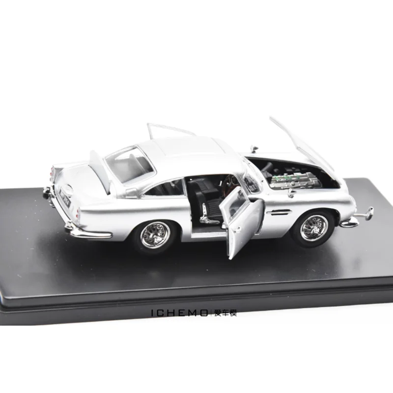 مقياس 1:43 DB5 007 دييكاست سبيكة نموذج سيارة كلاسيكية المنتج النهائي محاكاة لعبة جمع هدية عرض نموذج ثابت #5