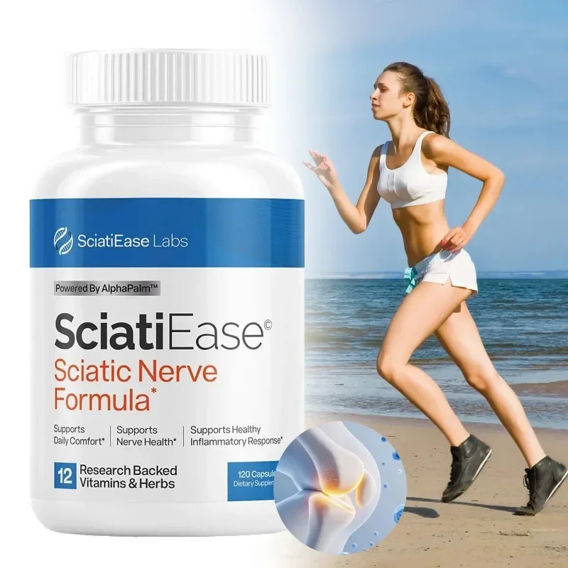 Sciatic Nerve Health Support Supplement - Reduce Nerve Discomfort, Maintain Nerve Health, Anti-inflammatory, Increase Endurance