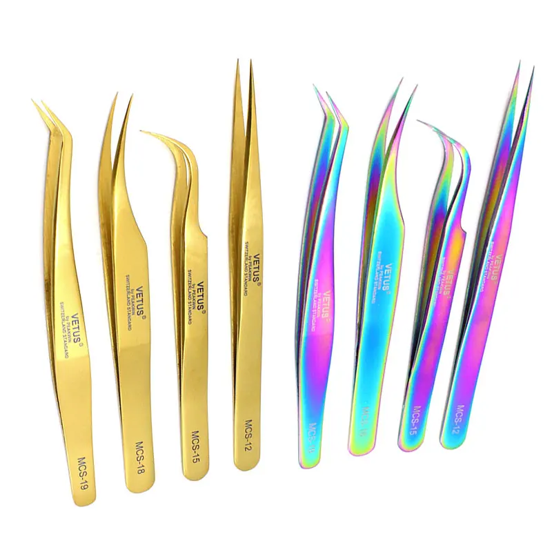 High Precision Eyebrow Tweezers Professional for 3D 6D Volumn Eyelash Extension Excellent Closure Beauty Makeup Tool