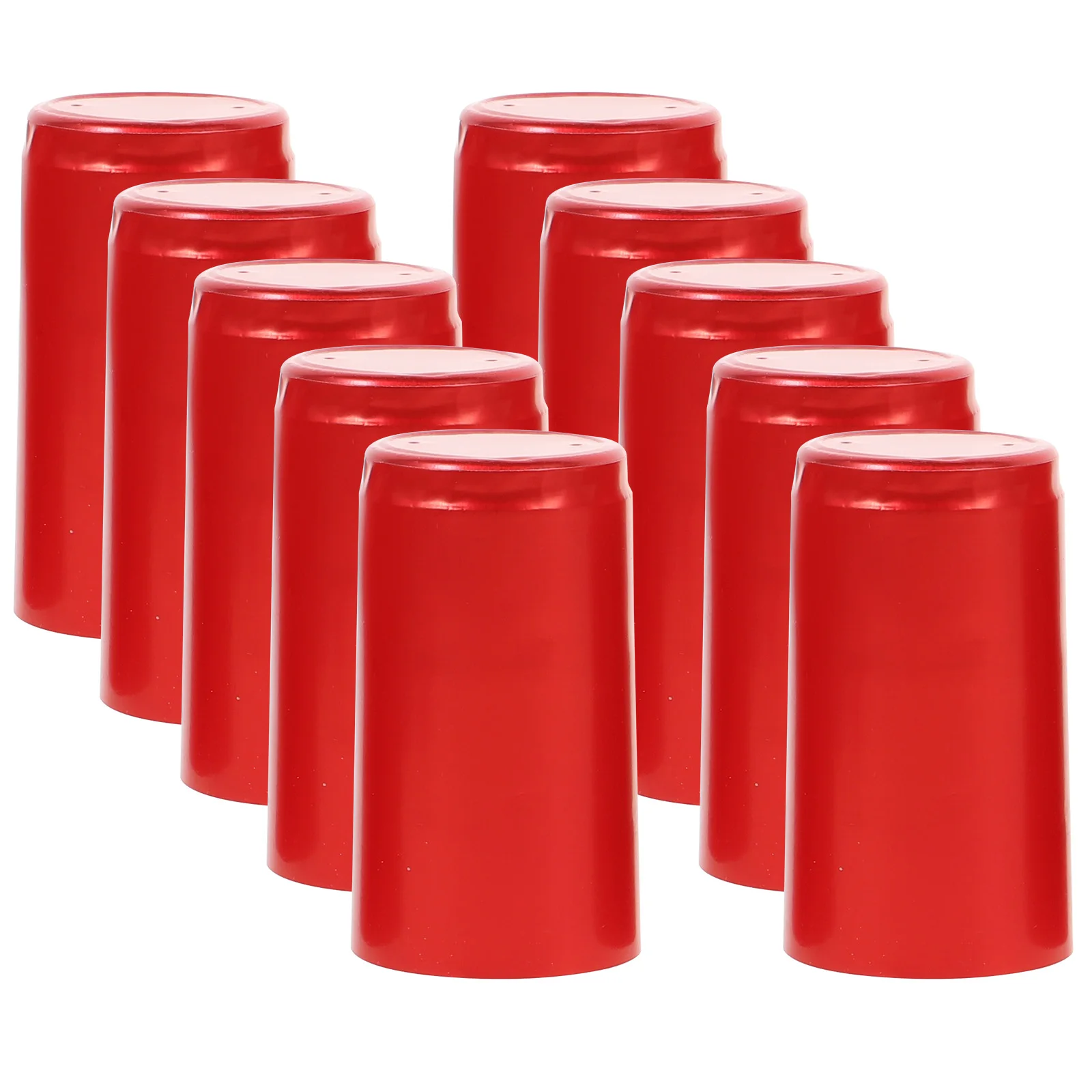 

10pcs Heat Shrink Sealing Capsules For Bottles Red Wine Bottle Caps Thickened Capsule -Off Closure For Home