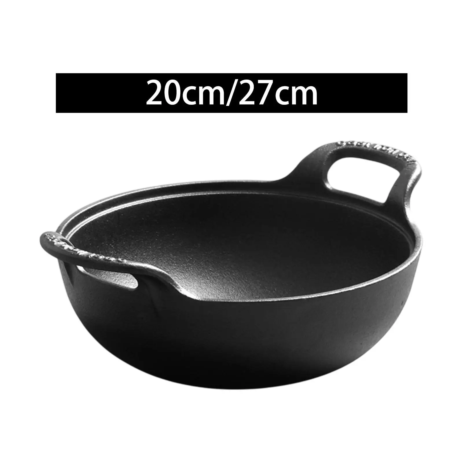 

Soup Pot Portable Versatile Cooking Pan Kitchen Appliances Cast Iron Stew Pot Stockpot for Hiking Outdoor Camping Home Kitchen