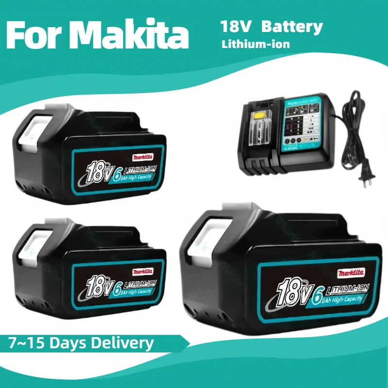 

Authentic product suitable for Makita 18V BL1850B li-ion battery 18V 8Ah BL1850 BL1860B BL1860 BL1840 BL1830B BL1830B LXT-400 RU