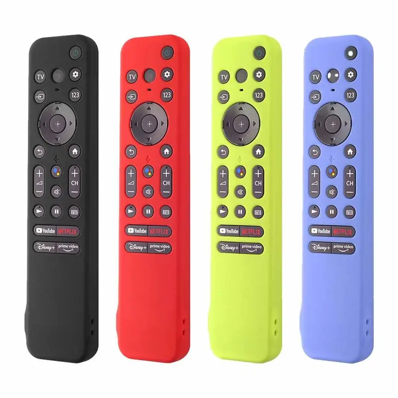 TV Remote Control Cover Fluorescent Case For Sony Smart TV 2022 QD-RMFTX800 900U Shockproof Silicone Protective Sleeve