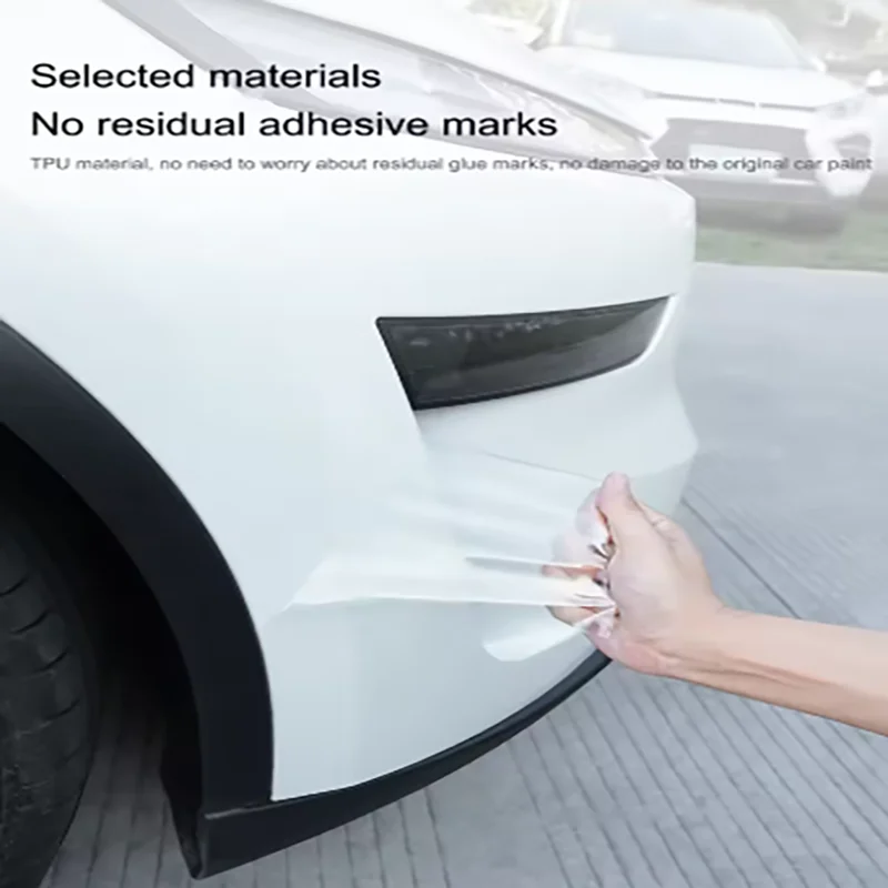 For Tesla Model Y Juniper 2025 Car Body Film Bumper Sides Corner TPU Protector Film Anti-Scratch Film Invisible Car Clothing