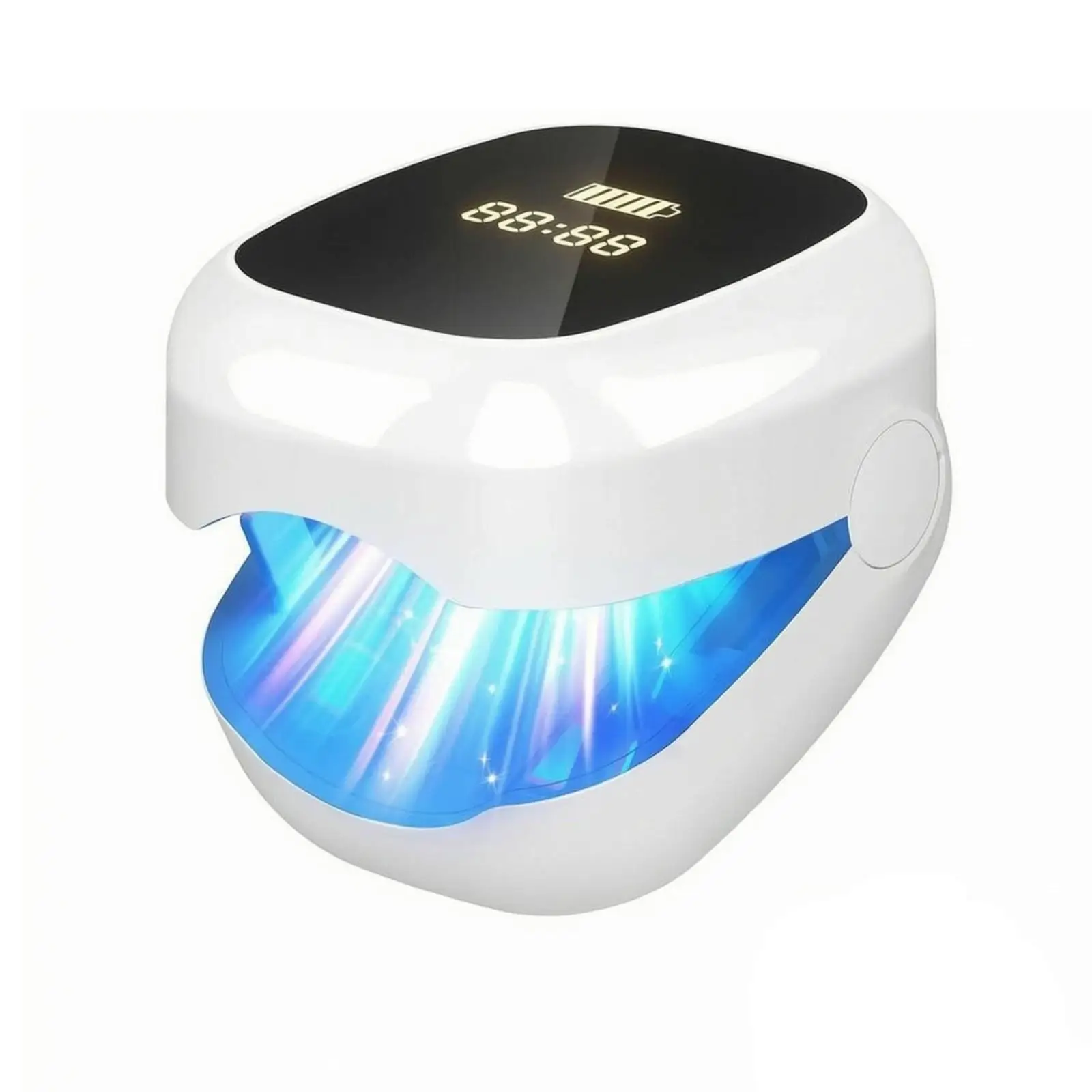 Home Use Nail Fungus Cleaning Lamp with 4 Blue Lights and 2 Infrared Lamps for Effective Nail Treatment