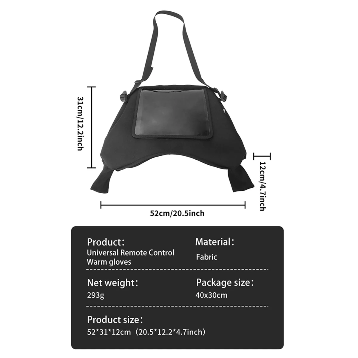 

L68ARemote Control Transmitter Warm Gloves Waterproof Cold Proof Windproof for FPV RC Transmitter for DJI for Mavic Control
