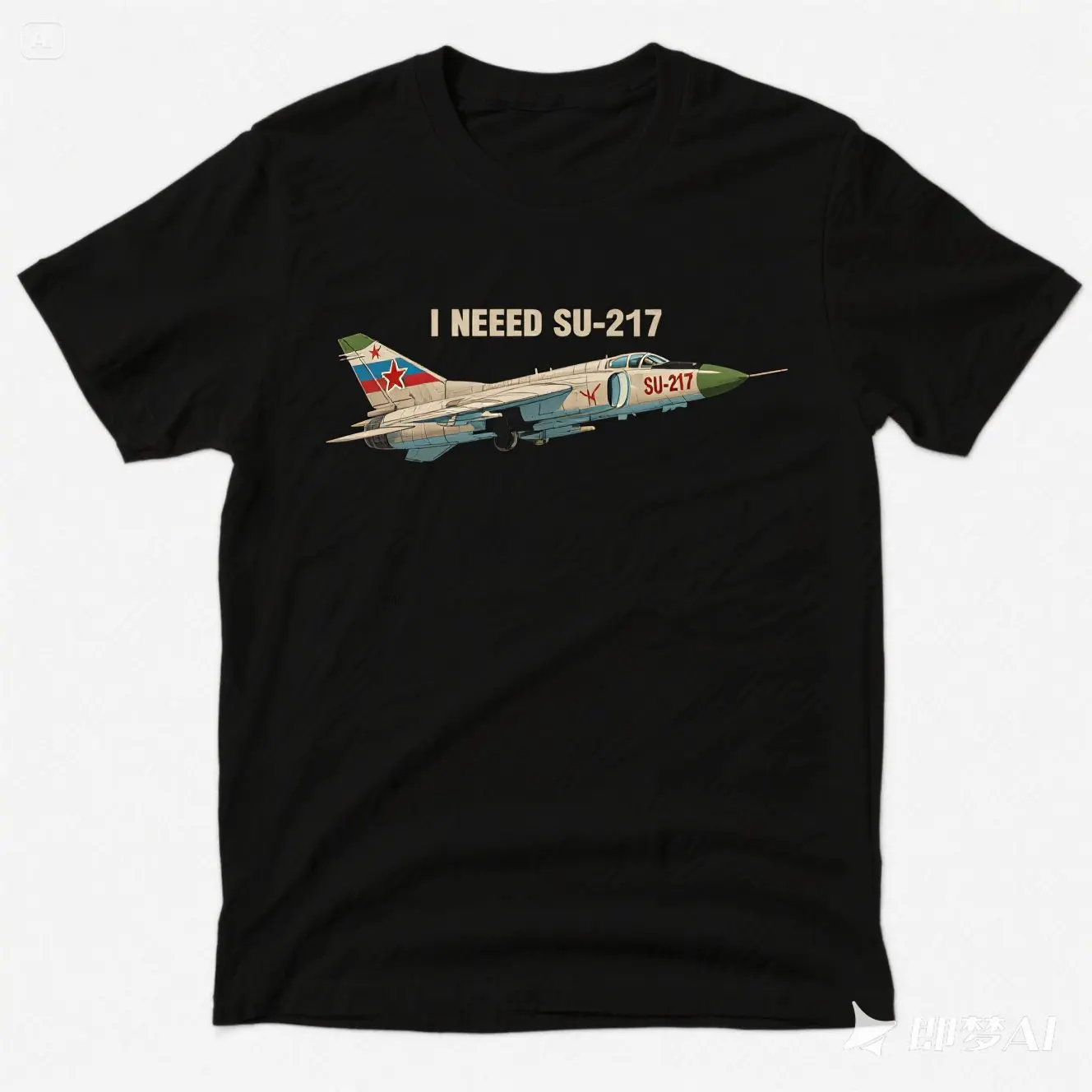 SU-17 Vintage Soviet Union Fighterjet Classic Men T-Shirt Short Casual O-Neck Harajuku Anime Shirt