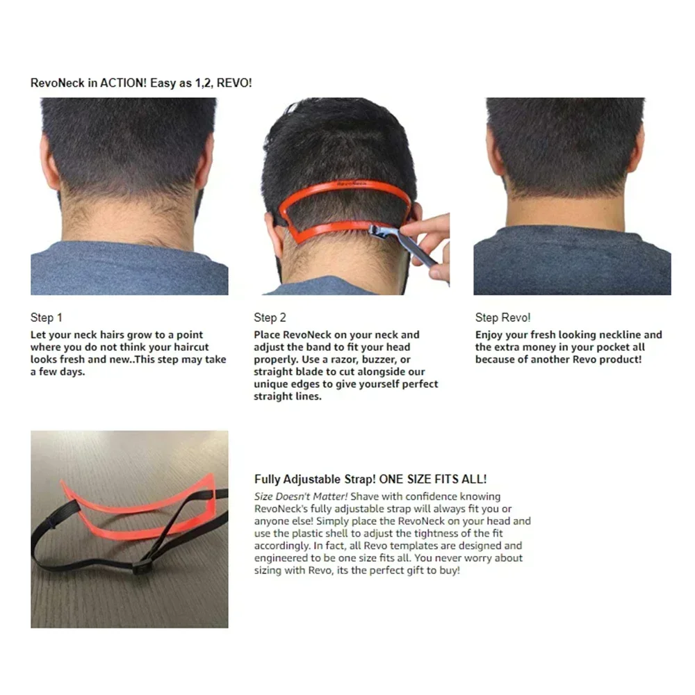 Hair Trimming Ruler Neckline Guide Comb