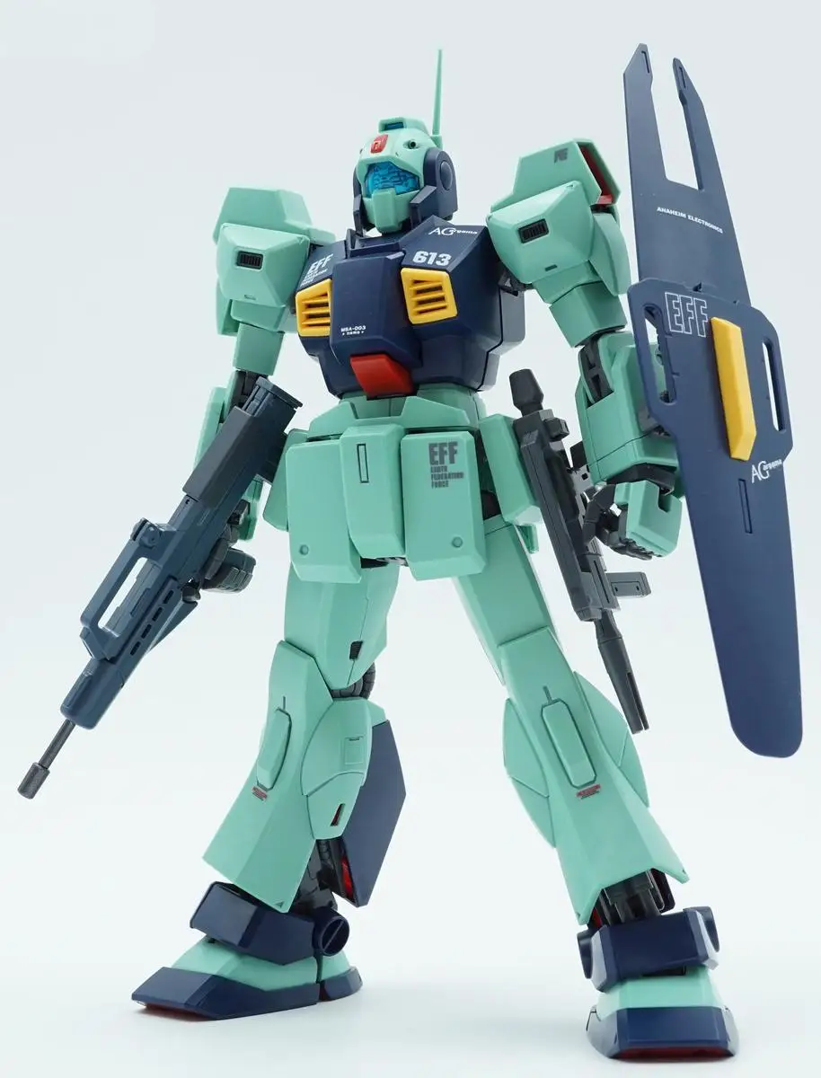 Bandai Original MODELL KIT MG MSA-003 NEMO EINHORN FARBE Ver Anime Action Figure Montage Modell Spielzeug Sammeln Modell Ornamente