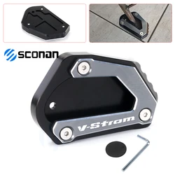 For SUZUKI V-STROM 650/XT DL650 V Strom 650 DL 650 2021 2022 Motorcycle Accessories Kickstand Side Stand Extension Enlarger Pad